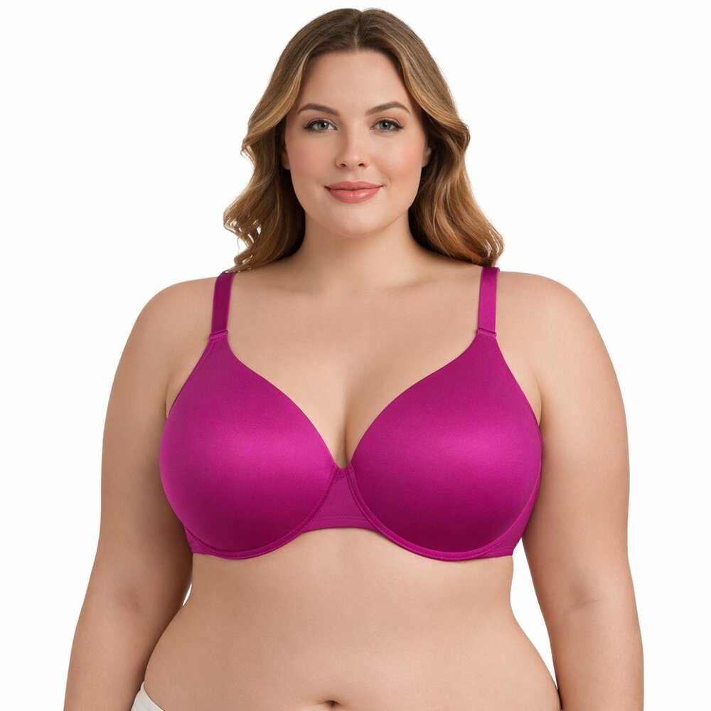 Cacique Bra 42D Lightly Lined Full Coverage  Pink Underwire